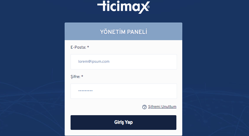 Ticimax Panel